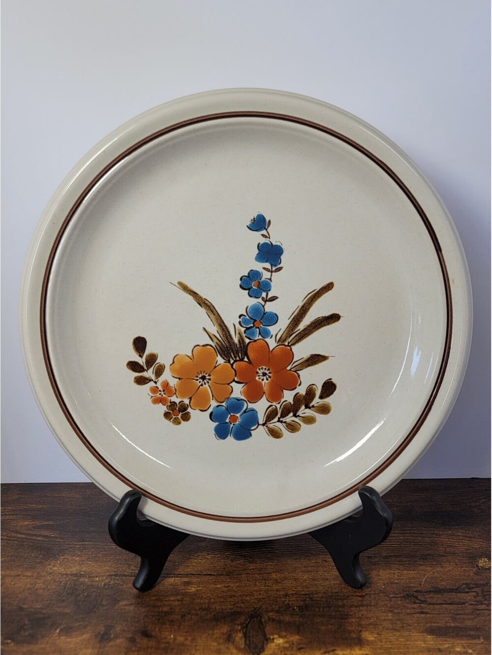 Japan MIOKO Stoneware 12" DINNER PLATE Four Seasons 203